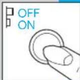 Ardo A800 - BOUTON OU TOUCHE DE MISE EN FONCTION. - 1