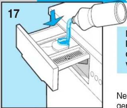 Ardo A35010E - SI LE MODÈLE PRÉVOIT LE RÉCIPIENT POUR LE DÉTERGENT LIQUIDE - 1