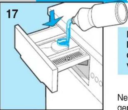 Ardo A1000 - SI LE MODELE PREVOIT LE RECIPIENT POUR LE DETERGENT LIQUIDE - 1