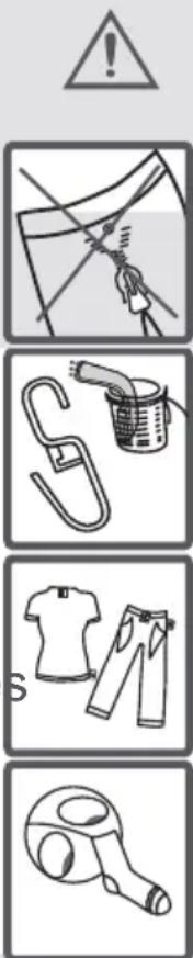 ATLANTIC A1207B - ATTENTION : AVERTISSEMENT : Les défauts qui résultat de la pénetration de substances étrangères dans notre machine ne sont pas couverts par la garantie. - 1