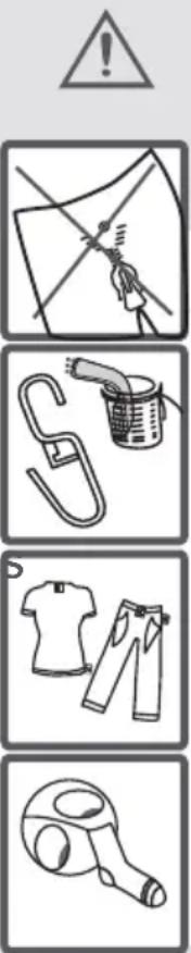 ATLANTIC A10075 - ATTENTION : AVERTISSEMENT : Les défauts qui résultat de la pénetration de substances étrangères dans notre machine ne sont pas couverts par la garantie. - 1