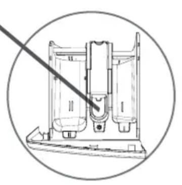 ATLANTIC A10075 - Compartment pour adoucissant de tissu, d'amidon, de lessive : - 1