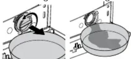 BEKO WMB 81231 MS - Évacuation de l'eau restante et nettoyage du filtre de la pompe - 3