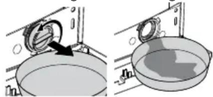 BEKO WMB 61021 MS - Evacuation de l'eau restante et nettoyage du filtré de la pompe - 3