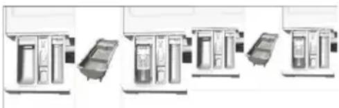 BEKO WMB 60821 M - Jeigu gaminyje yra skysto skalbiklio indelis: - 1