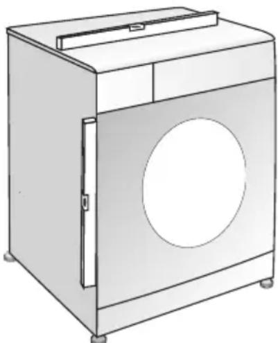 BEKO WMB 60821 M - Réglage des pieds - 1
