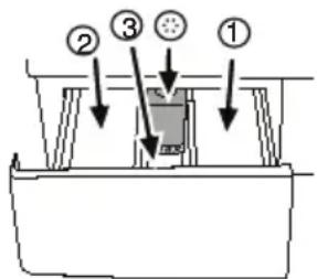 BEKO WMB 60821 M - Skalbimo miltelių stalčius - 1