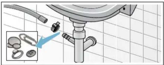 VIVA WFV14K20FF - Flexible d'écoulement bouché au niveau du siphon - 1