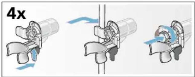 VIVA WFV14K20FF - Posez les cales de transport : - 2