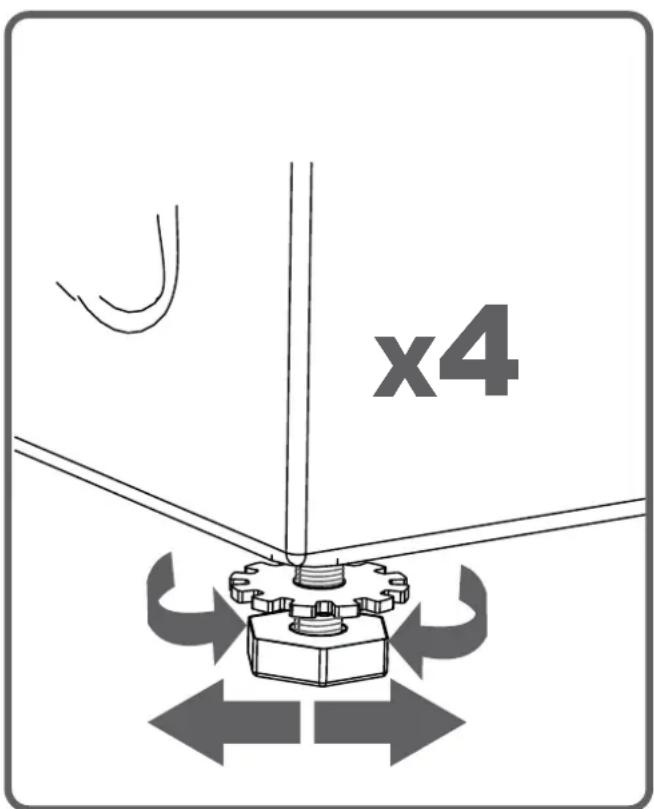 CONTINENTAL EDISON CELL712B - CHAPITRE -3 : INSTALLATION DE VOTRE LAVE-LINGE (RETRAIT DES VIS DE BRIDAGE TRANSPORT) - 4