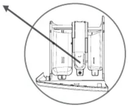 CONTINENTAL EDISON CELL510SI - Compartment pour adoucissant - 1
