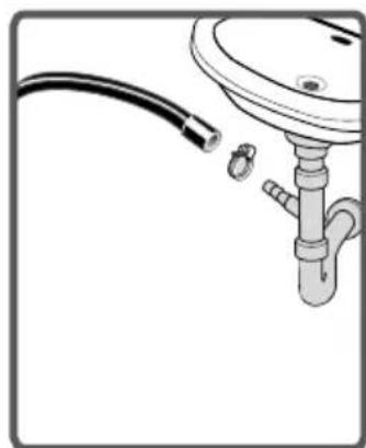 WALTHAM WT 1007 WAV 14 - CHAPITRE -3: INSTALLATION DE VOTRE LAVE-LINGE (BRANCHEMENT DU TUYAU DE VIDANGE) - 1
