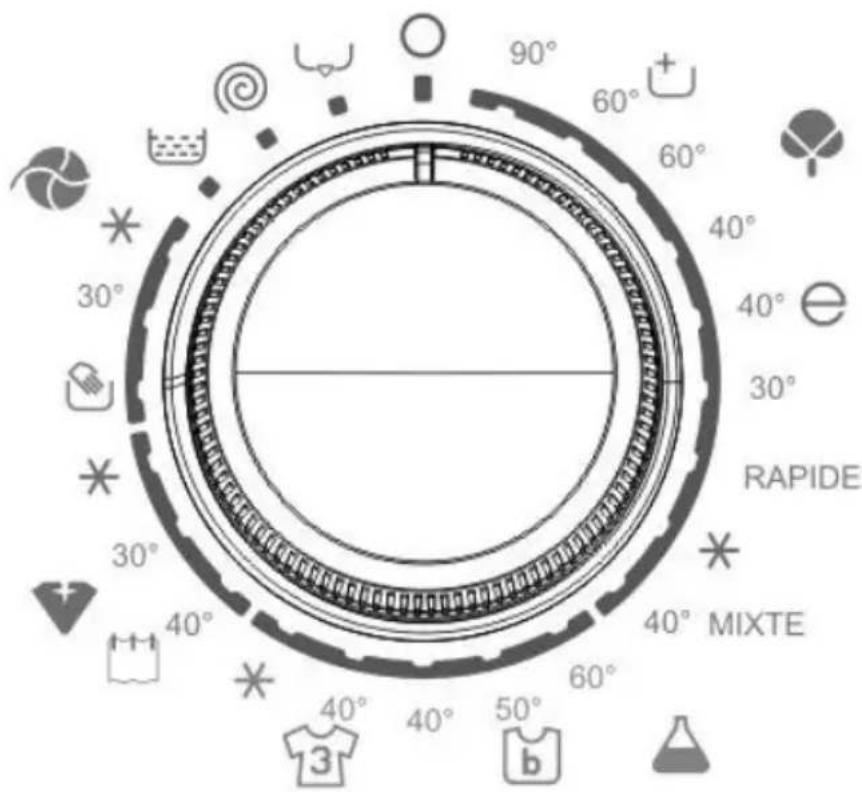 WALTHAM KUDA 1206 WAV 09 - MANETTE SELECTEUR DE PROGRAMME - 1