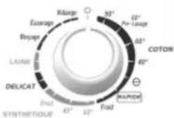 WALTHAM AURA 1005 WAV 12 - MANETTE SELECTEUR DE PROGRAMME - 1