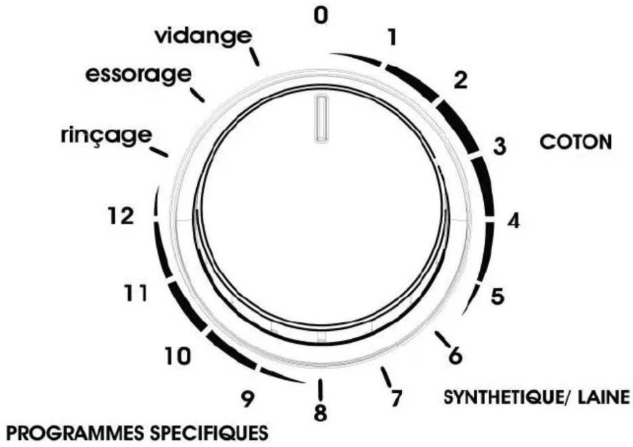 BELLAVITA LFT 1209 TJV - MANETTE SELECTEUR DE PROGRAMME - 1