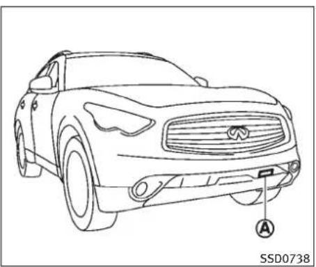 INFINITI FX50 (2011) - MODEDECONTOLEDISTANCE D'UNVEHICULEAL'AUTRE - 1