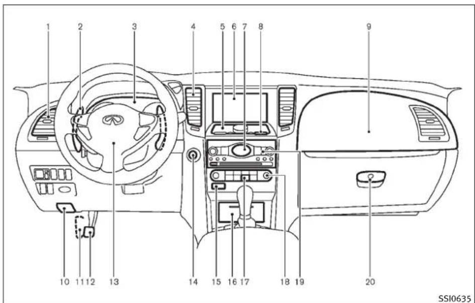 INFINITI FX50 (2011) - CABINE - 2
