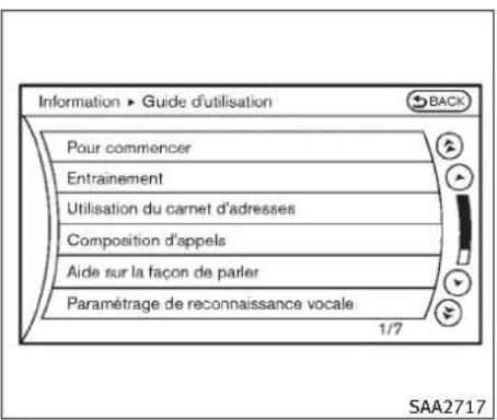 INFINITI FX50 (2011) - Afficherlalistedescommandes - 4