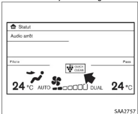 INFINITI FX50 (2011) - Systémedecommandedeclimatisationavancée(ACCS)(silevéhiculeenestéquipé) - 2
