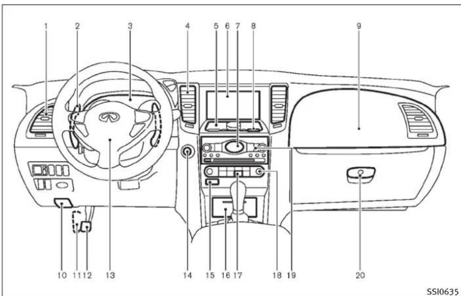 INFINITI FX50 (2011) - CABINE - 2