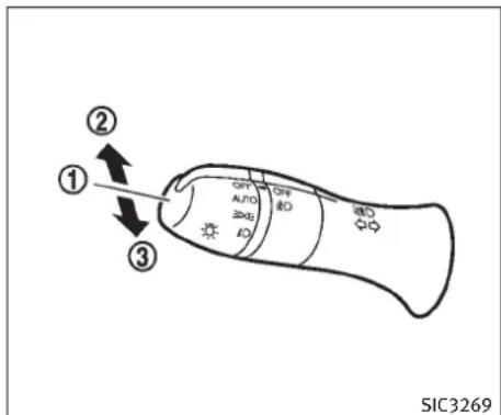 INFINITI FX50 (2011) - Temporisationd'extinctionautomatique desphares: - 2