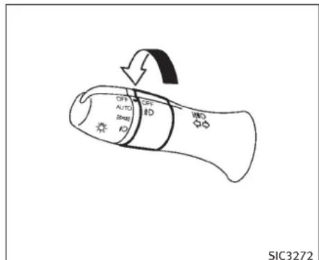 INFINITI FX50 (2011) - ② Indicateurdechangementde voie - 1