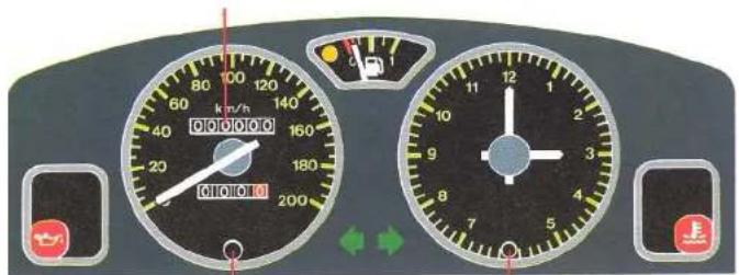 CITROEN ZX (1992) - Cadrans de bord - 1