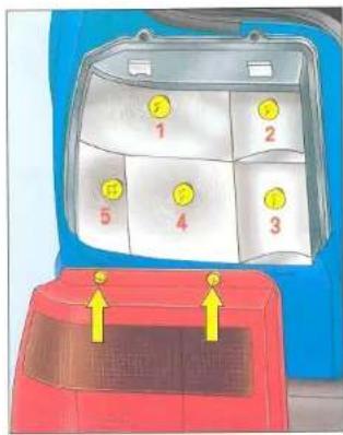 CITROEN ZX (1992) - Changement de lampes - 2