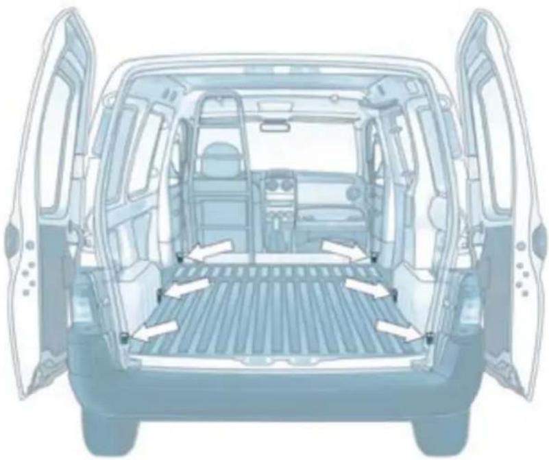 CITROEN Berlingo (1999) - LES ANNEAUX D'ARRIMAGE - 1