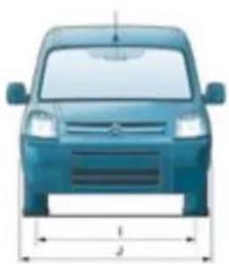 CITROEN Berlingo (1999) - LES DIMENSIONS EXTERIEULES (EN MM) - 4