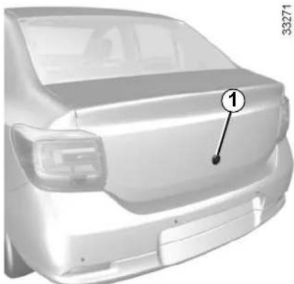 DACIA Logan MCV (2013) - COFFRE A BAGAGES - 1