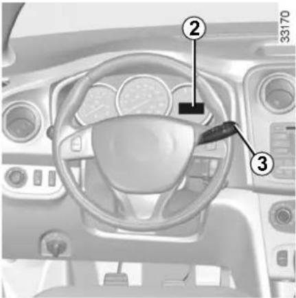 DACIA Logan MCV (2013) - Réglage du volant - 2