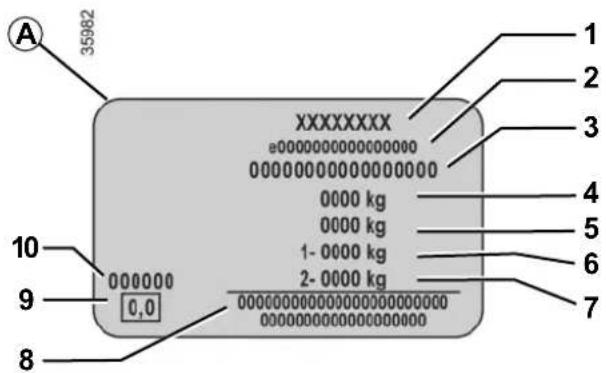 DACIA Logan MCV (2013) - PLAQUES D'IDENTIFICATION VEHICULE - 3