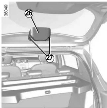 DACIA Logan MCV (2013) - FEUX ARRIÈRE ET LATERAUX : remplacement des lampes (5/7) - 1
