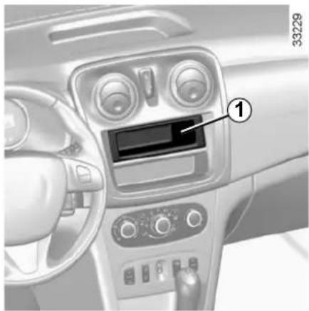 DACIA Logan MCV (2013) - PRÉÉQUIPEMENT RADIO - 1
