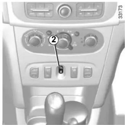 DACIA Logan MCV (2013) - Désactivation des airbags passager avant (suivant vehicule) - 1
