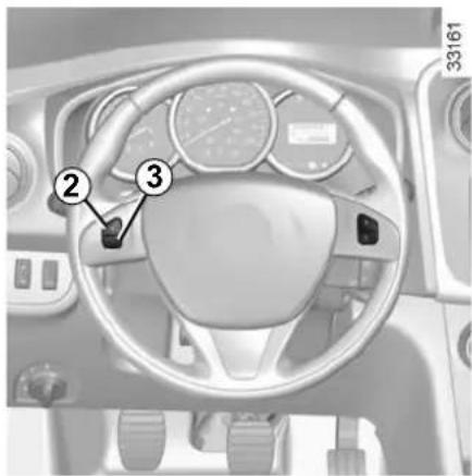 DACIA Logan MCV (2013) - RÉGULATEUR-LIMITEUR DE VITESSE : fonction limiteur (2/3) - 1