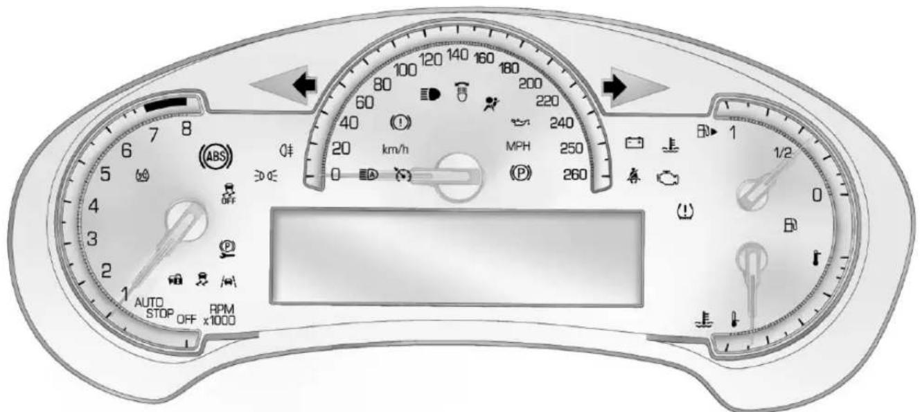 CADILLAC ATS Berlina (2017) - Combinéd'instruments - 1
