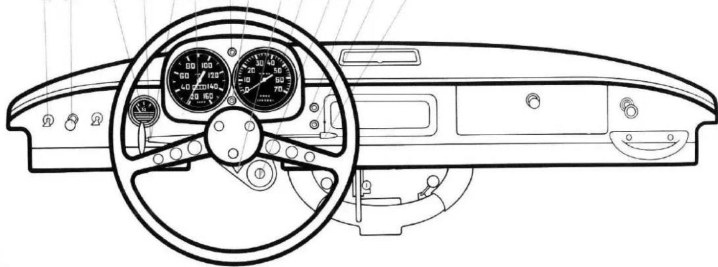 RENAULT R 1133 Caravelle (1966) - Tableau de bord - 1