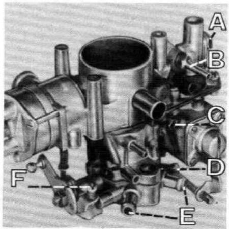 RENAULT R 1133 Caravelle (1966) - Carburateur weber 32 DIR - 1