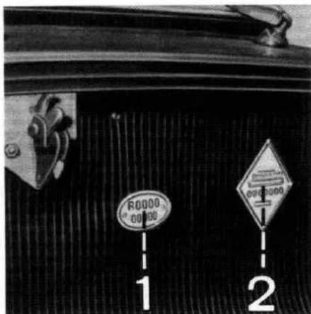 RENAULT R 1133 Caravelle (1966) - Identification - 5