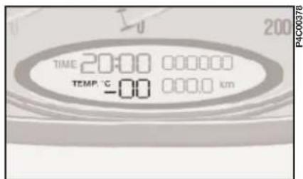 LANCIA Ypsilon (2001) - THERMOMETRE DE TEMPERATURE EXTERIEURE (fig. 40) - 4