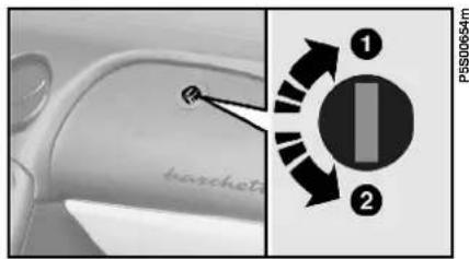 FIAT Barchetta (2003) - PLAFONNIER fig. 47 - 1