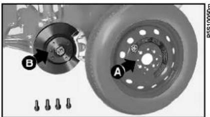FIAT Barchetta (2003) - Pour remplacer la roue, procéder comme suit: - 3