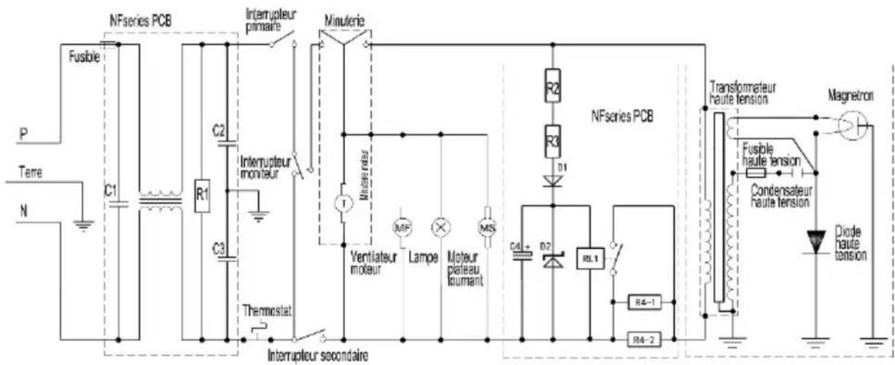 CALIFORNIA 20MX70LW - SCHÉMA ÉLECTRIQUE - 1