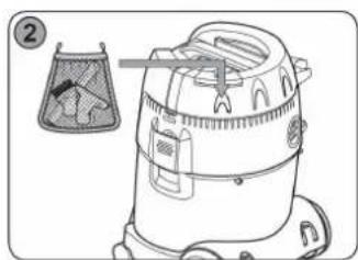 Sidamo DCP 25S - mise en place des accessoires - 3