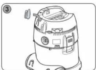 Sidamo DCP 25S - mise en place des accessoires - 2