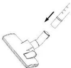 LISTO AT18 L1 - RELIER LA BROSSE COMBINEE AU TUBE D'ASPIRATION - 1