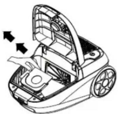 HARPER XP460 - Changement du sac à poussière - 1