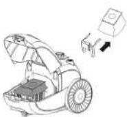 DAEWOO RCEL381BL - CHANGEMENT DU SAC A POUSSIERE - 2